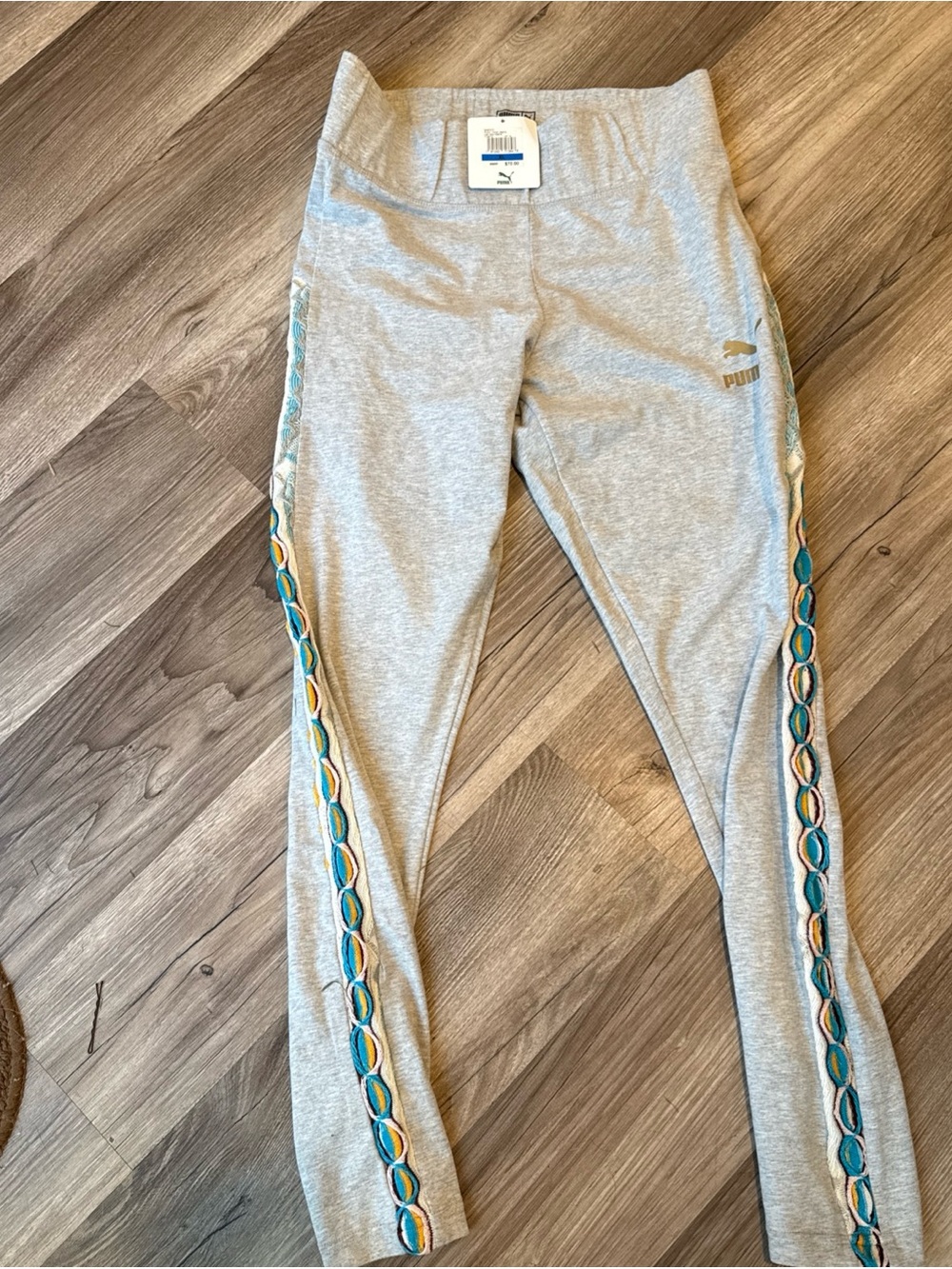 Puma X Coogi Collab Grey Leggings Womens NWT Xl